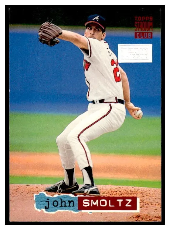1994 Topps Stadium Club Baseball First Day Issue John Smoltz #405