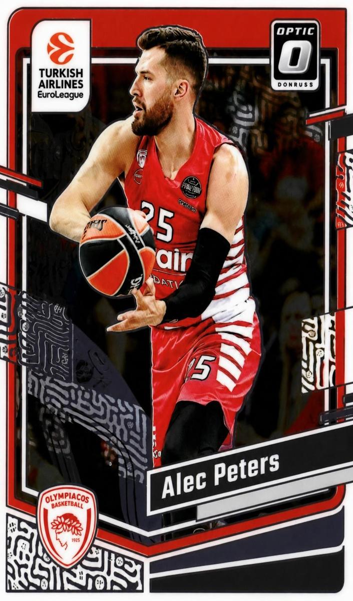 2023 Donruss Turkish Airlines EuroLeague Basketball Alec Peters #44