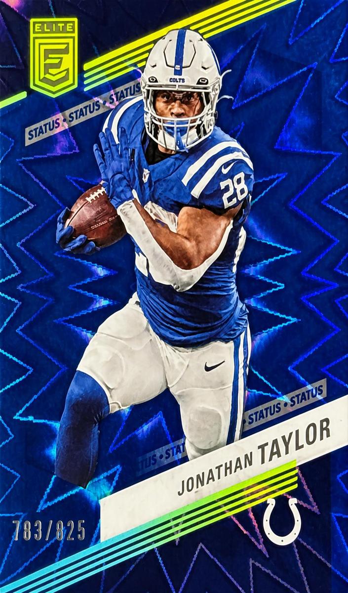 2023 Donruss Elite Football Status Explosion Jonathan Taylor #55