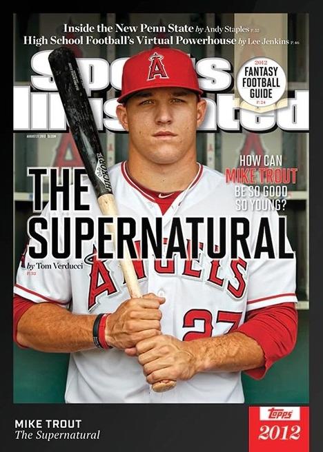 2021 Topps X Sports Illustrated Baseball Mike Trout #1