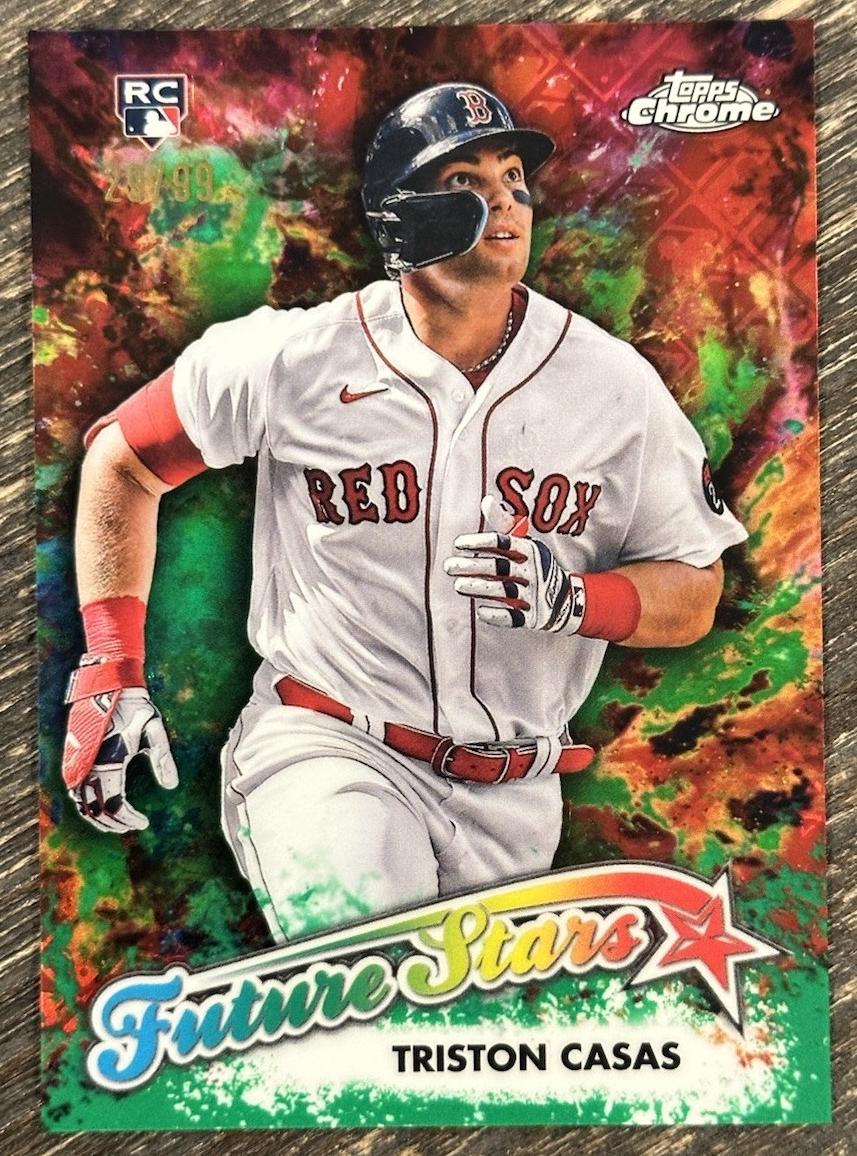 2023 Topps Chrome Logofractor Baseball Green Triston Casas #FS-10