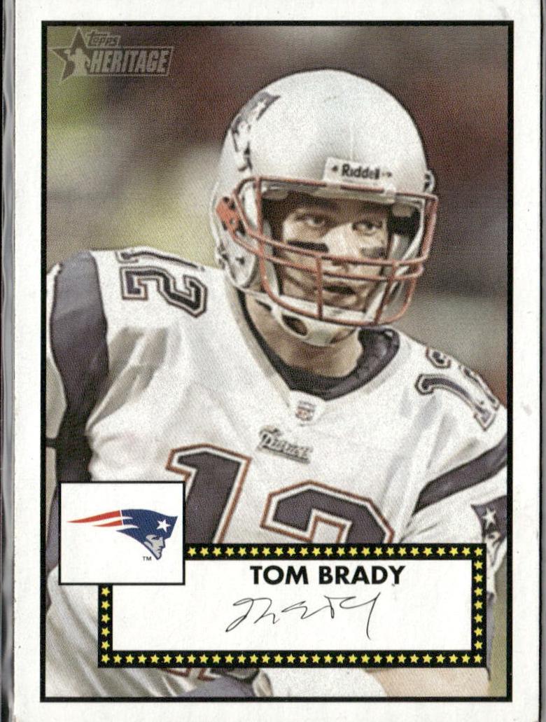 2006 Topps Heritage Football Tom Brady #124