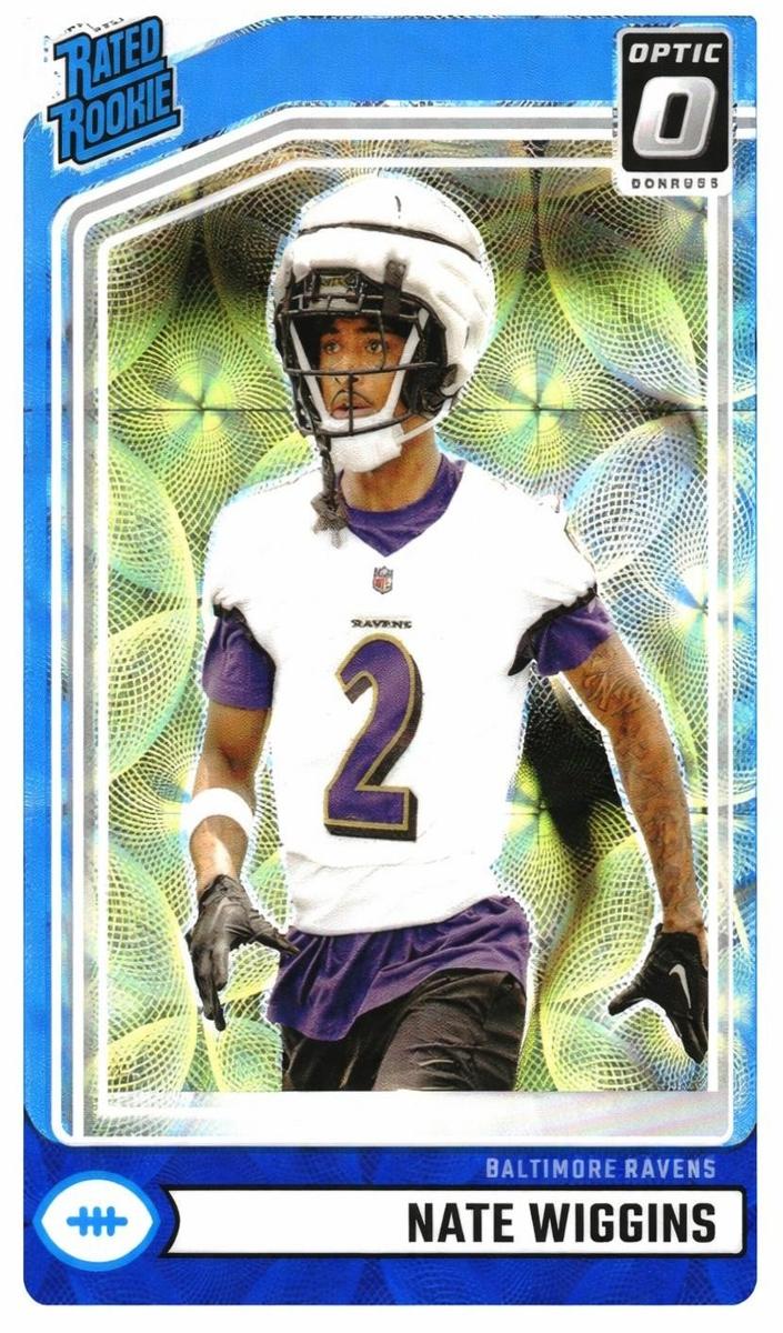 2024 Panini Donruss Football Blue Scope Nate Wiggins #391