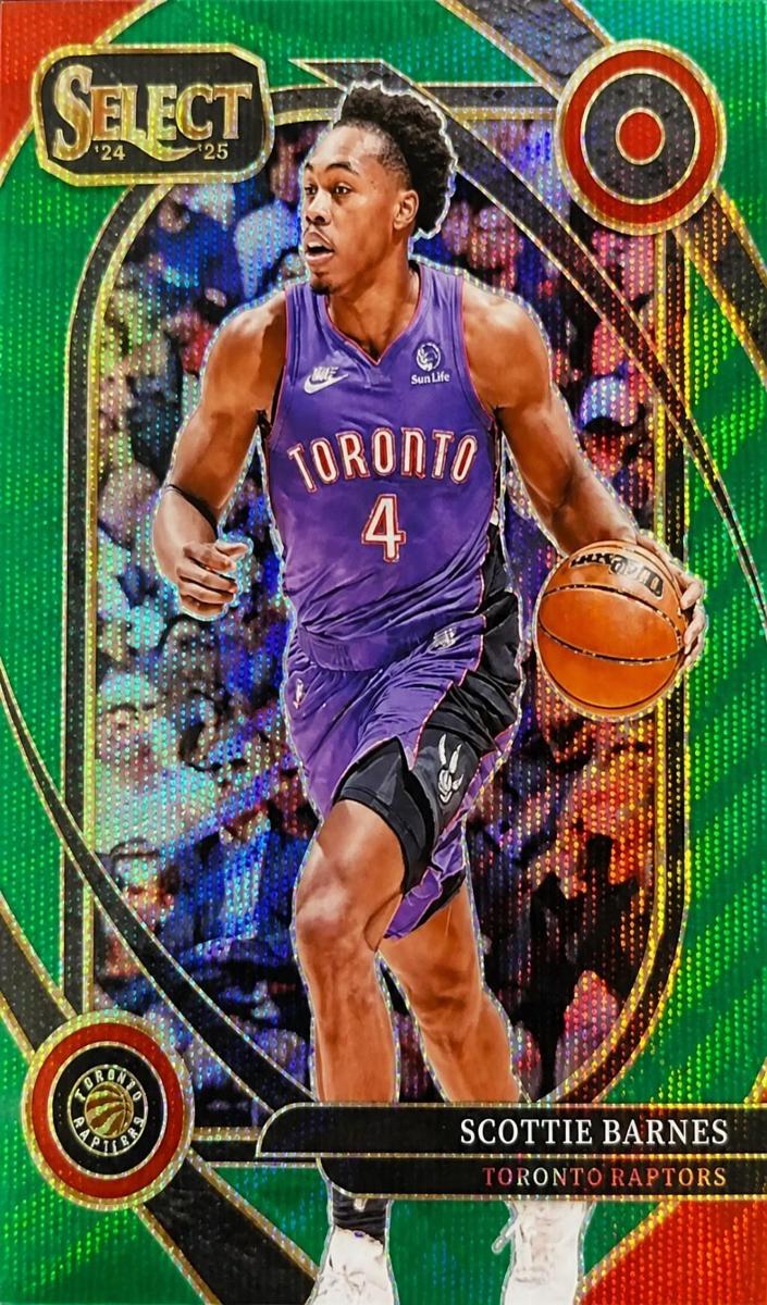 2024 Panini Select Basketball Green Wave Scottie Barnes #219