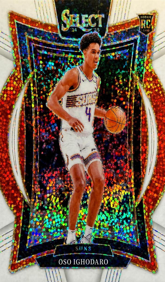 2024 Panini Select Basketball White Sparkle Oso Ighodaro #75