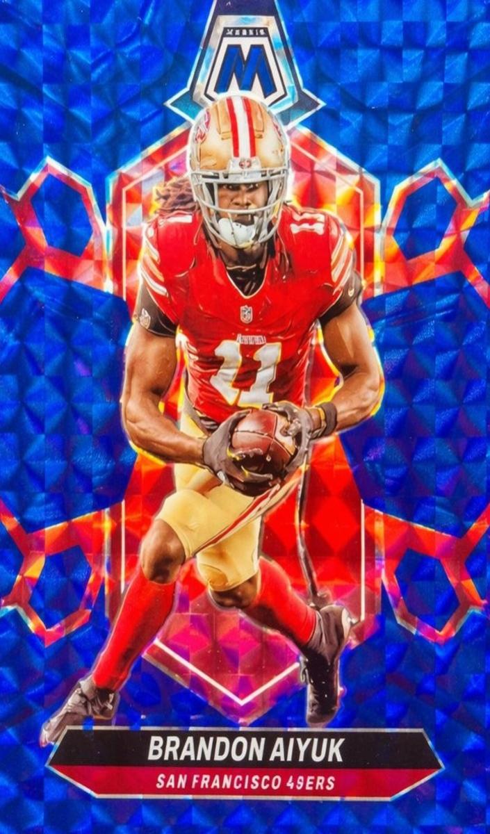 2024 Panini Mosaic Football Blue Brandon Aiyuk #193