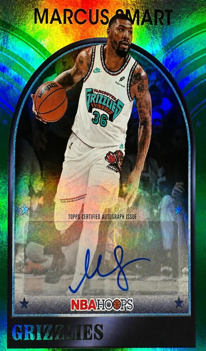 2025 Topps NBA Hoops Basketball Green Hoops Marcus Smart #89S-MS