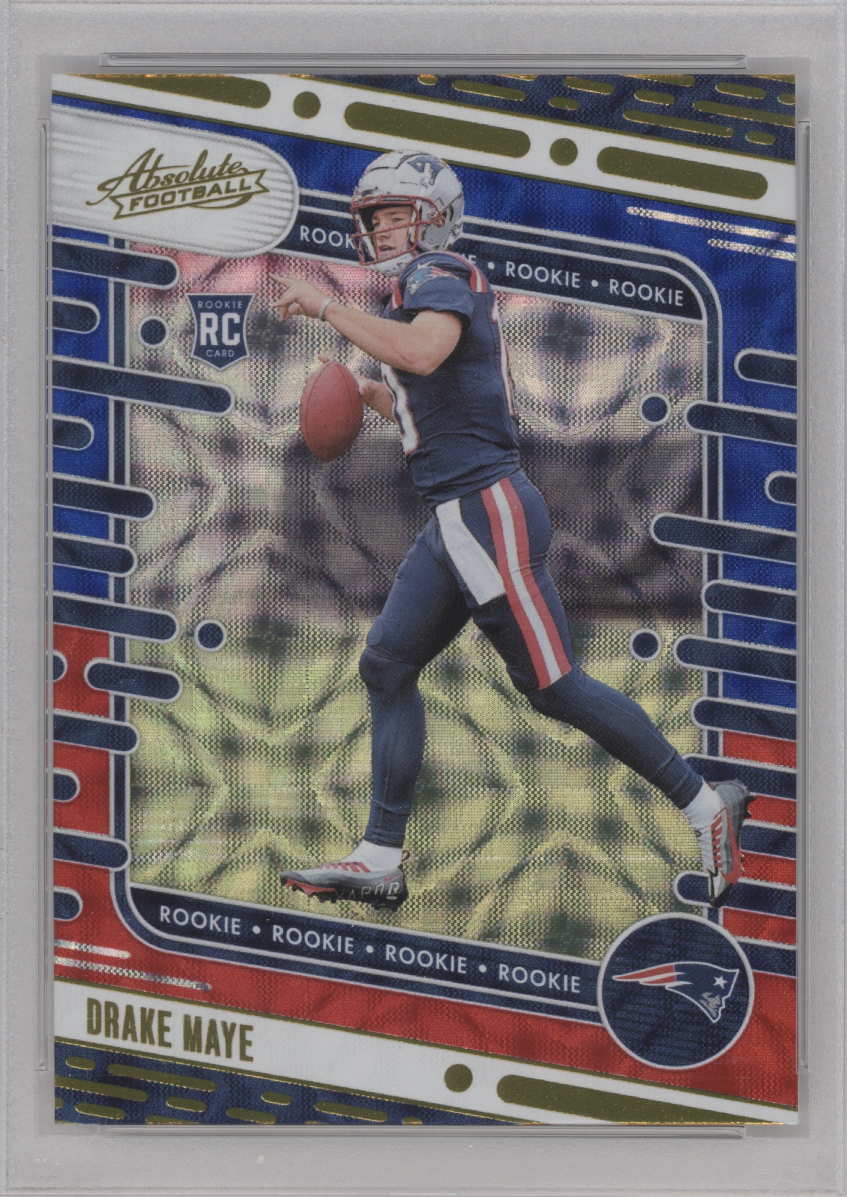 2024 Panini Absolute Football RWB Kaleidoscope Drake Maye #103 SGC 9.5