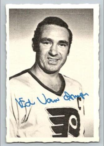 1970 O-Pee-Chee Deckle Edge Hockey Ed Van Impe #34 PSA 8