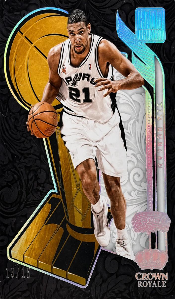 2023 Panini Crown Royale Basketball International Silver Tim Duncan #2