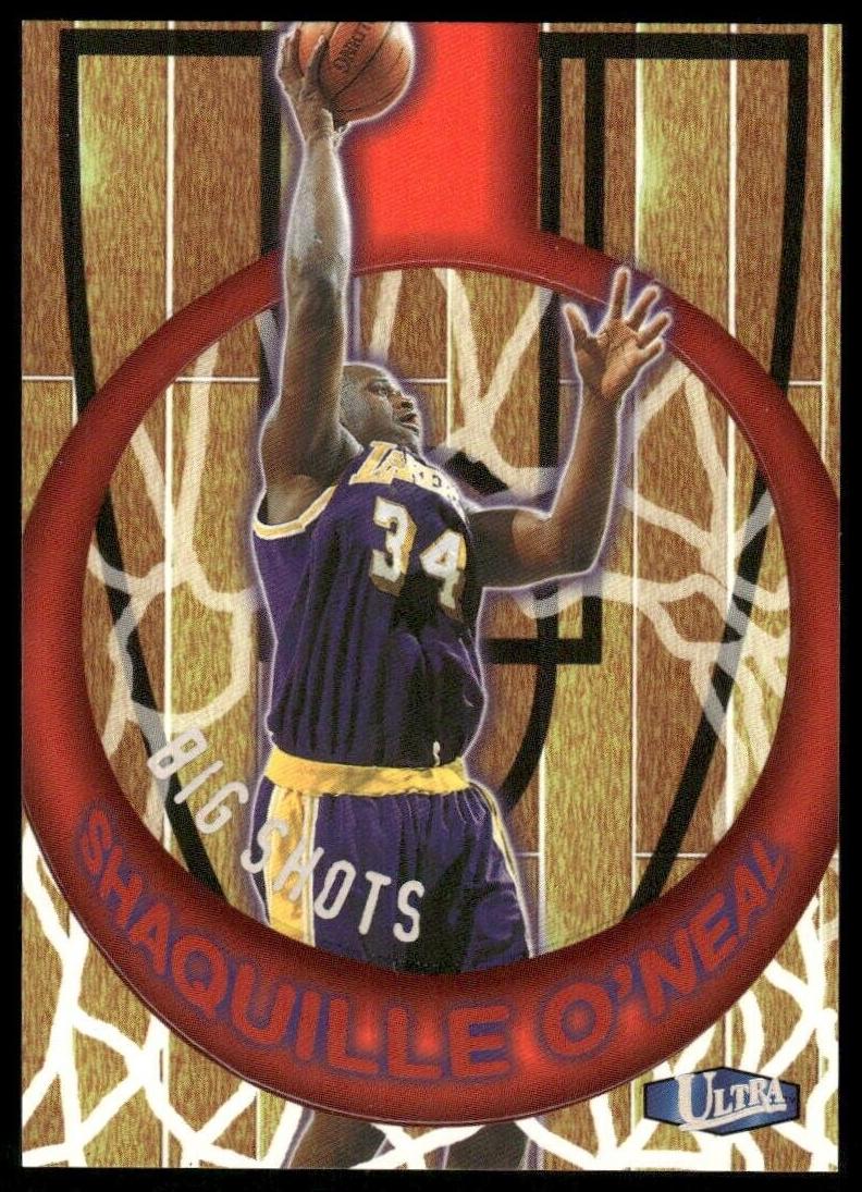 1997 Fleer Ultra Basketball Shaquille O'Neal #3 PSA 8