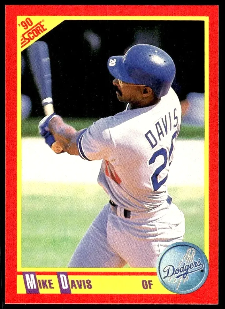 1990 Score Baseball Mike Davis #437