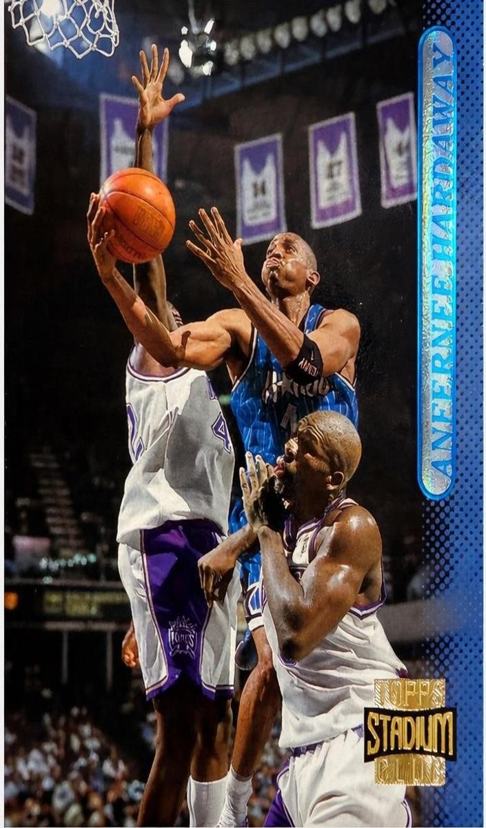 1996 Topps Stadium Club Basketball Members Only Anfernee Hardaway #56