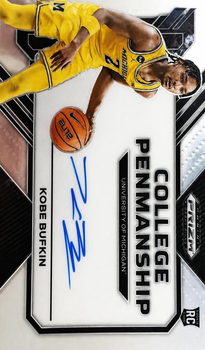 2023 Panini Prizm Draft Picks Basketball Silver Kobe Bufkin #CP-KBK