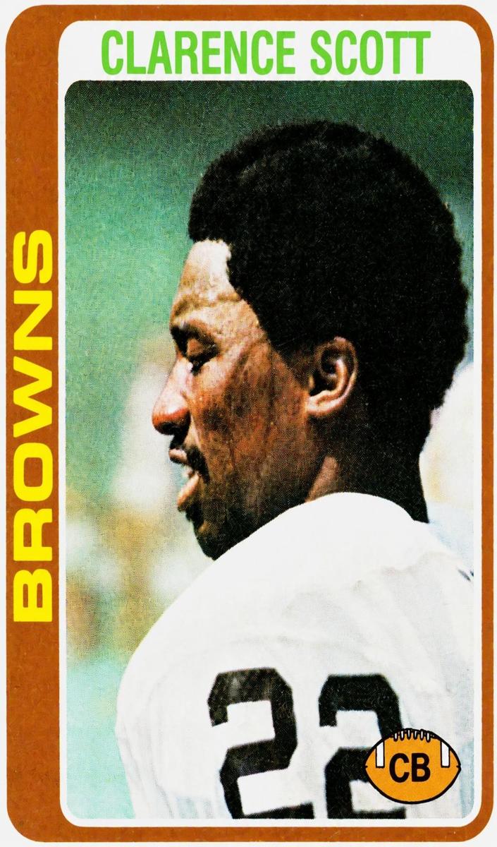 1978 Topps Football Clarence Scott #433