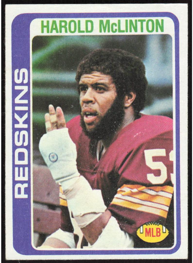 1978 Topps Football Harold McLinton #436