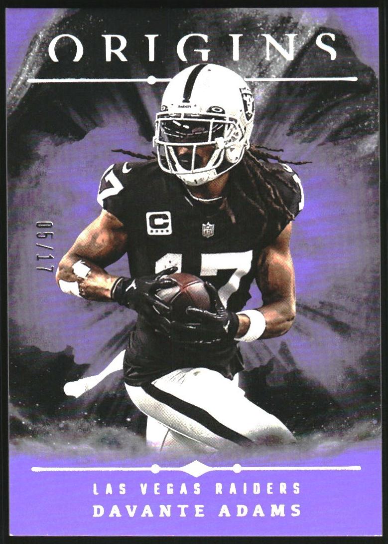 2024 Panini Origins Football Purple Davante Adams #11