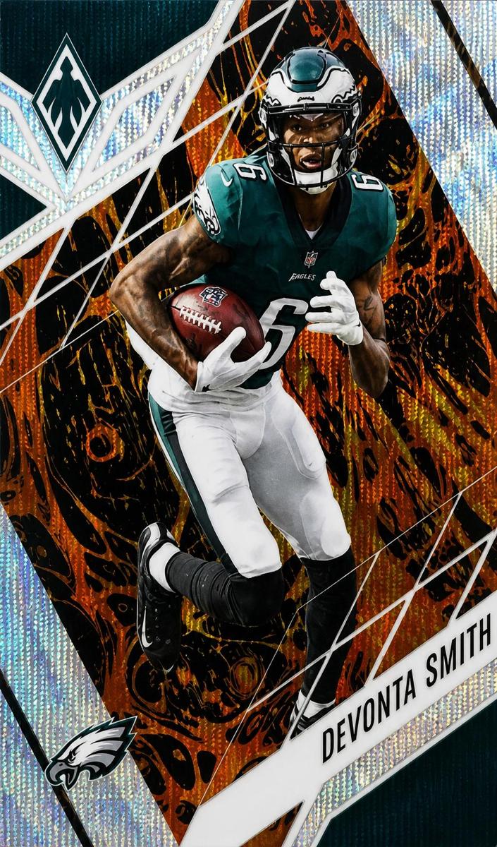 2022 Panini Phoenix Football Lava DeVonta Smith #91