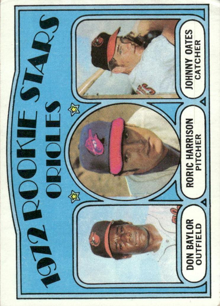 1972 Topps Baseball Orioles Rookies #474 PSA 7