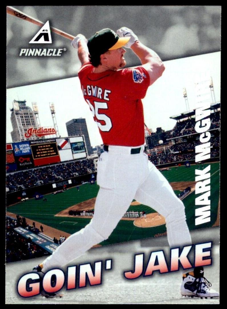 1998 Pinnacle Baseball Mark McGwire #188 PSA 9