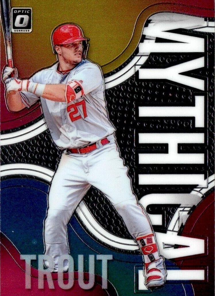 2019 Donruss Optic Baseball Mike Trout #M-1