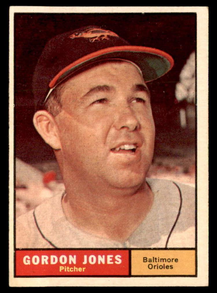 1961 Topps Baseball Gordon Jones #442 PSA 8