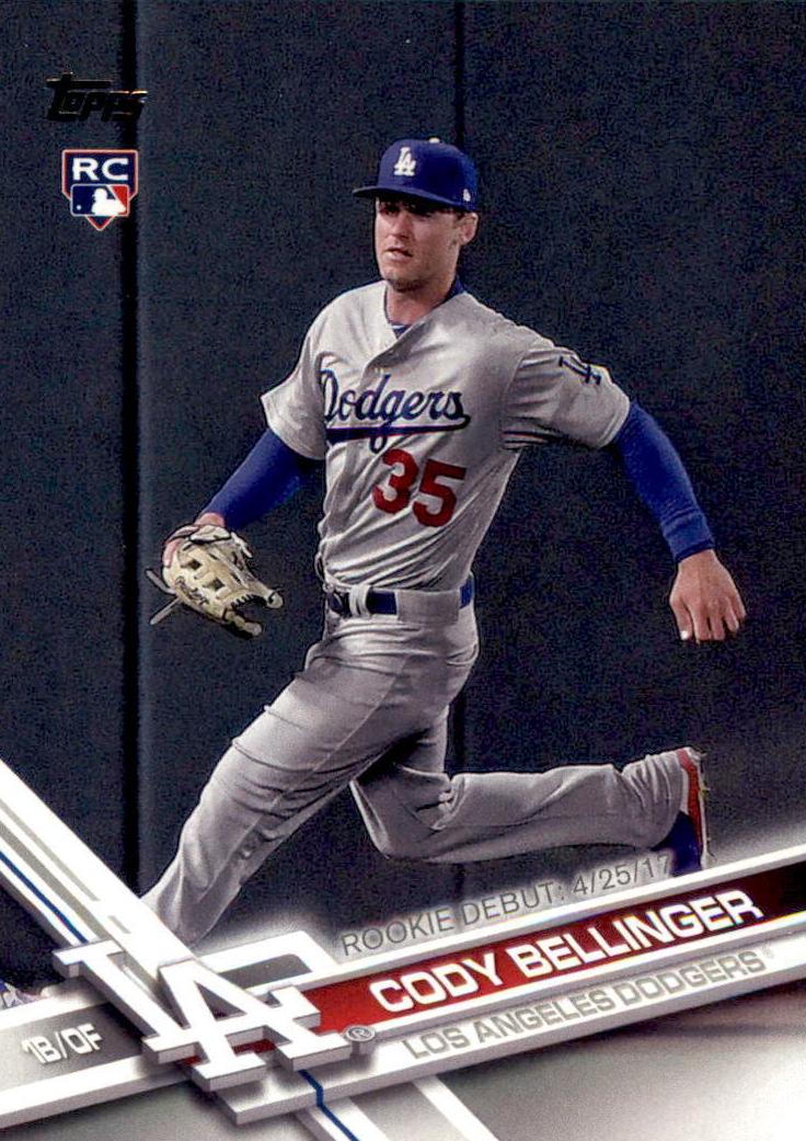 2017 Topps Update Baseball Cody Bellinger #US214 PSA 8