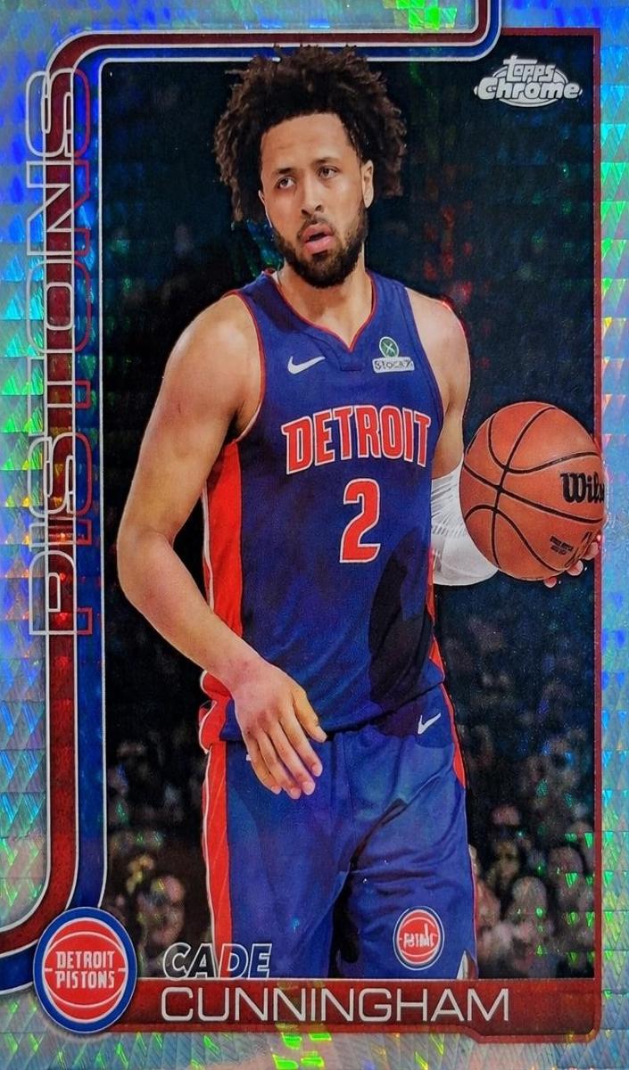 2025 Topps Chrome Basketball Pulsar Refractor Cade Cunningham #88