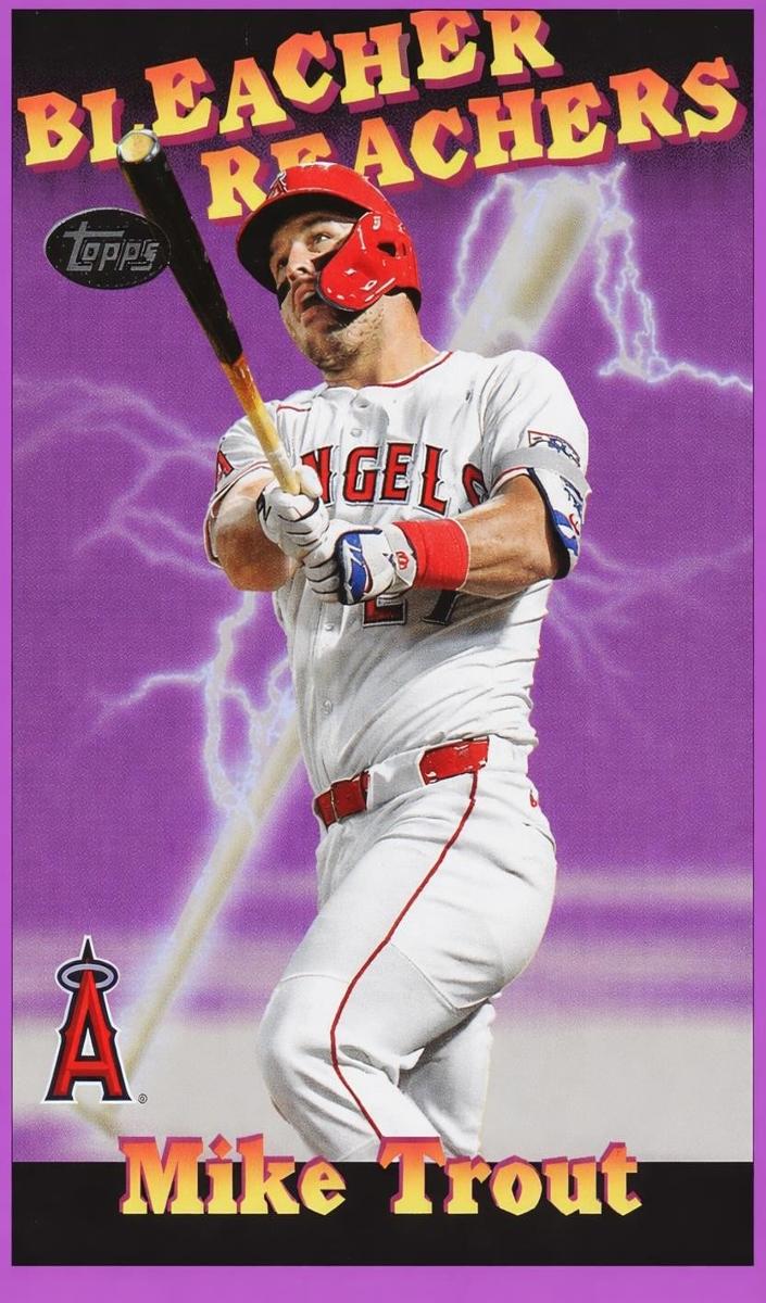 2025 Topps Update Baseball Pink Foil Mike Trout #BR-13
