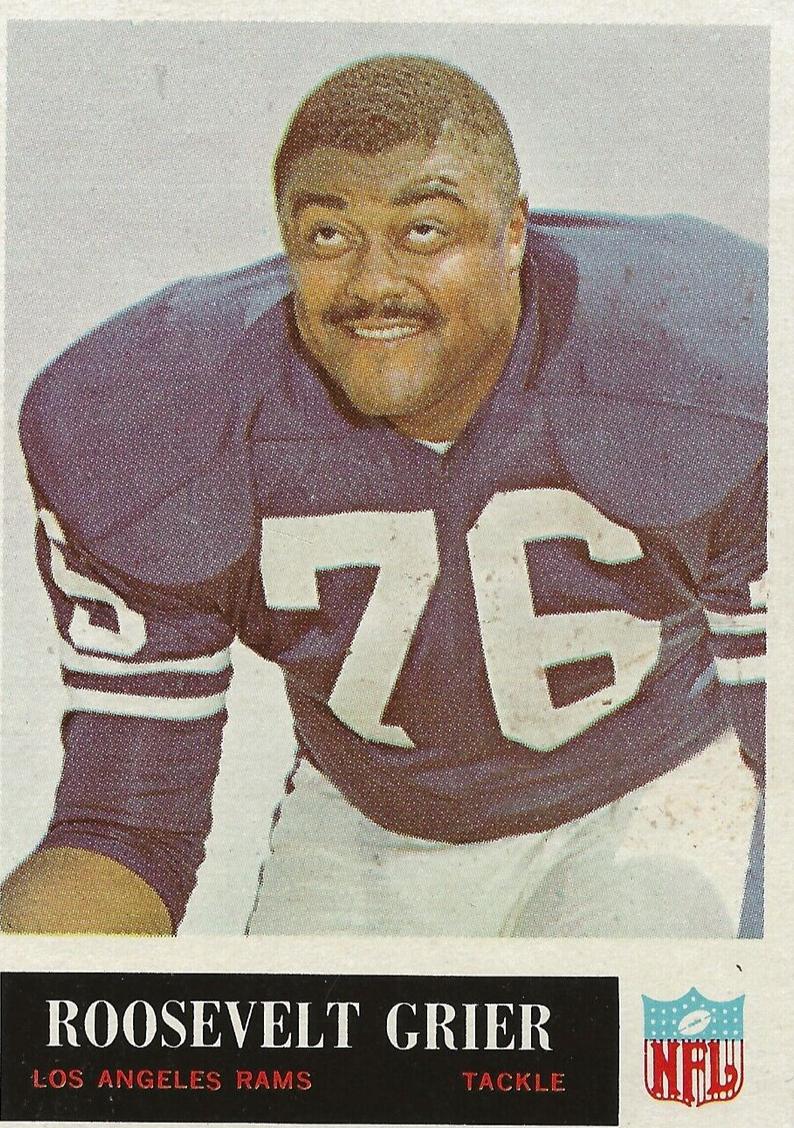 1965 Philadelphia Football Roosevelt Grier #88 PSA 6