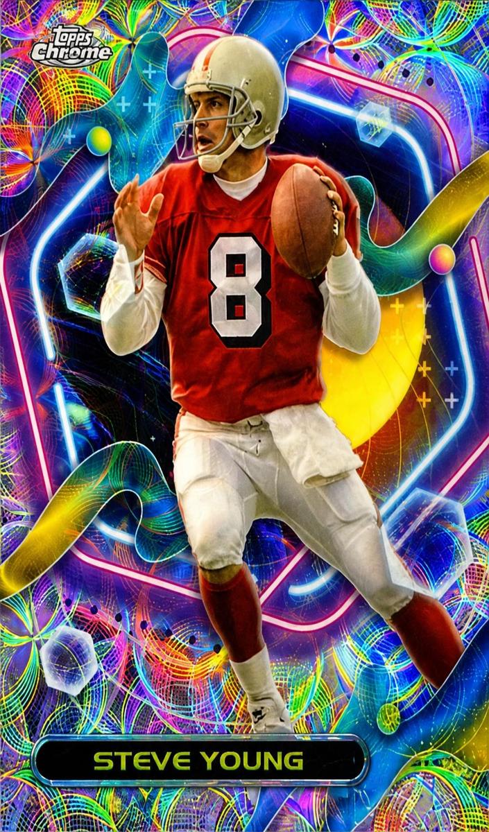 2023 Topps Composite Football Refractor Steve Young #295 SGC 10