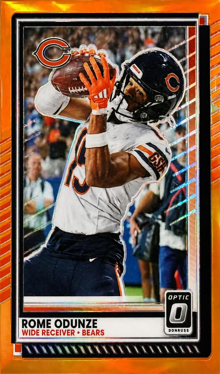 2025 Donruss Optic Football Orange Rome Odunze #151