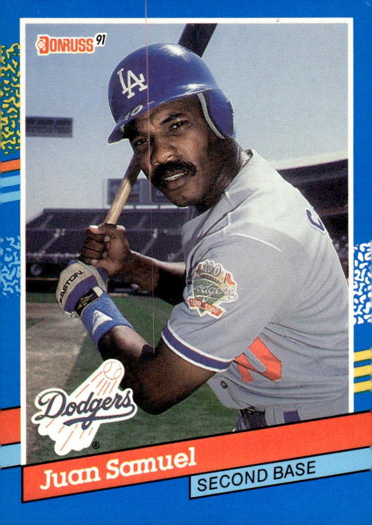 1991 Donruss Baseball Juan Samuel #62
