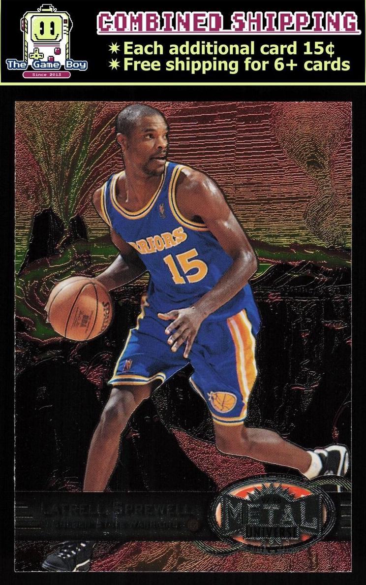 1997 Metal Universe Basketball Latrell Sprewell #123 PSA 9
