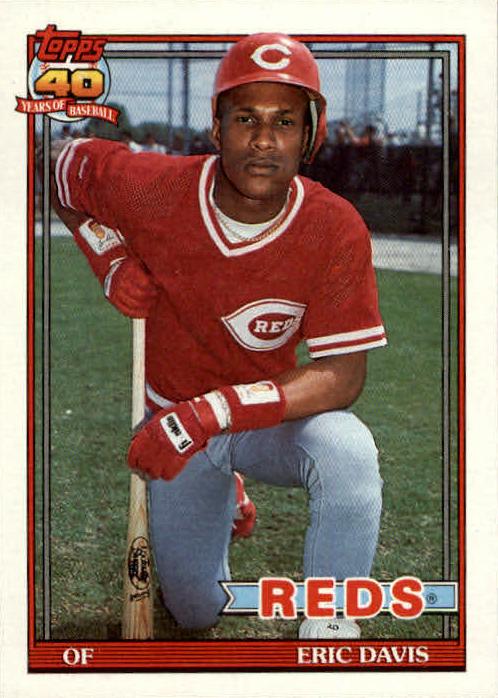 1991 Topps Baseball Eric Davis #550 PSA 10