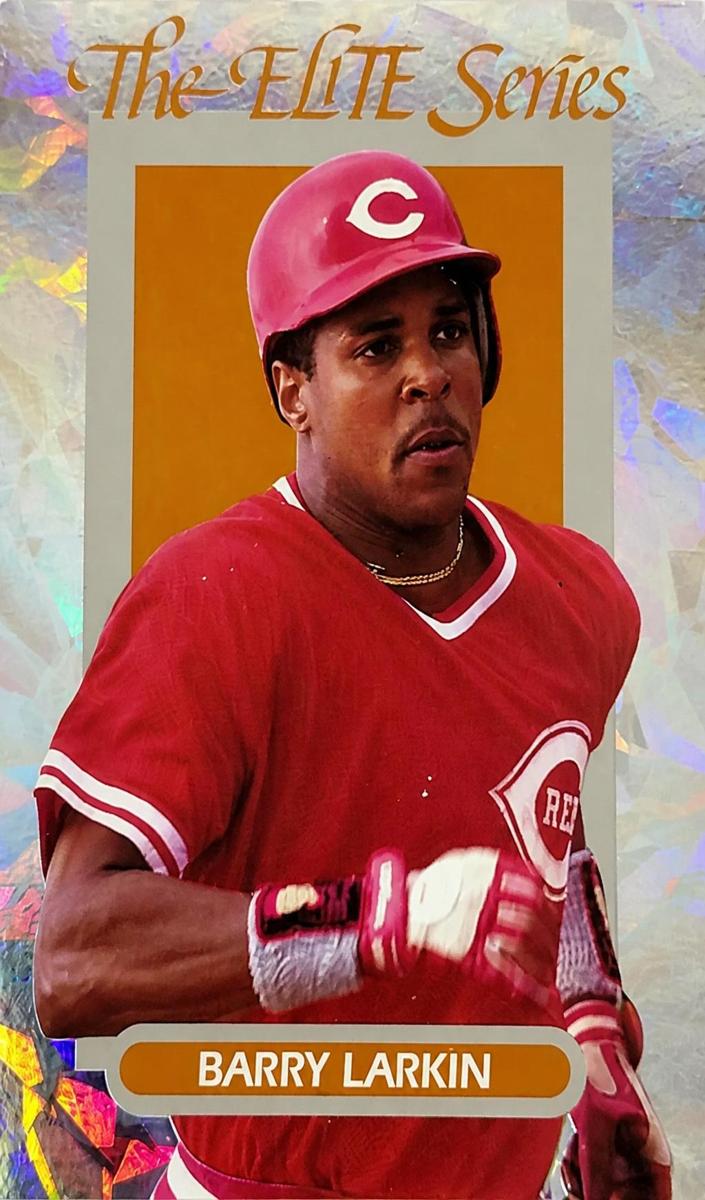 1993 Donruss Baseball Barry Larkin #23 PSA 8