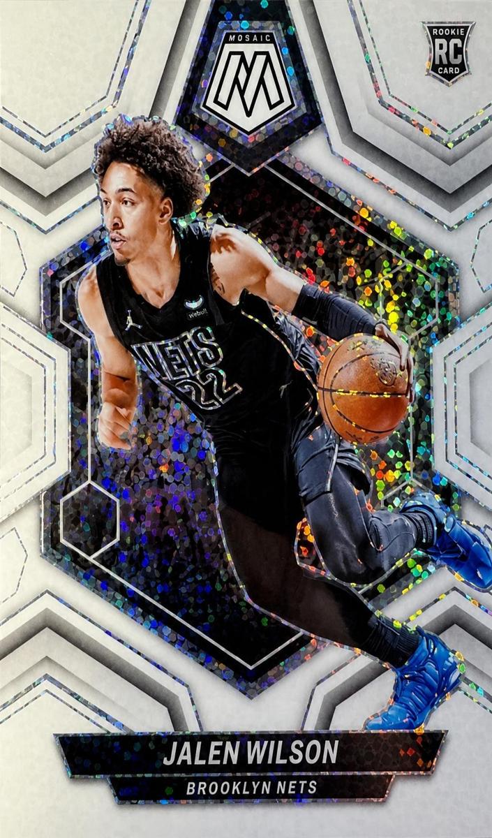 2023 Panini Mosaic Basketball White Sparkle Jalen Wilson #203