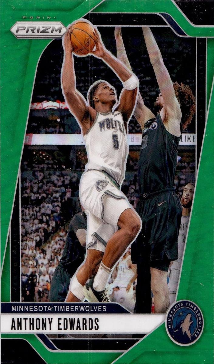 2024 Panini Prizm Basketball Green Anthony Edwards #100