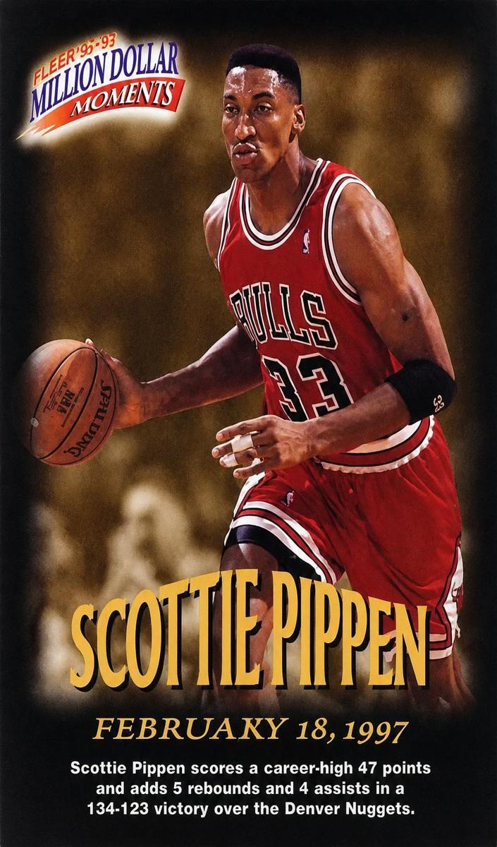 1997 Fleer Basketball Scottie Pippen #22 PSA 9