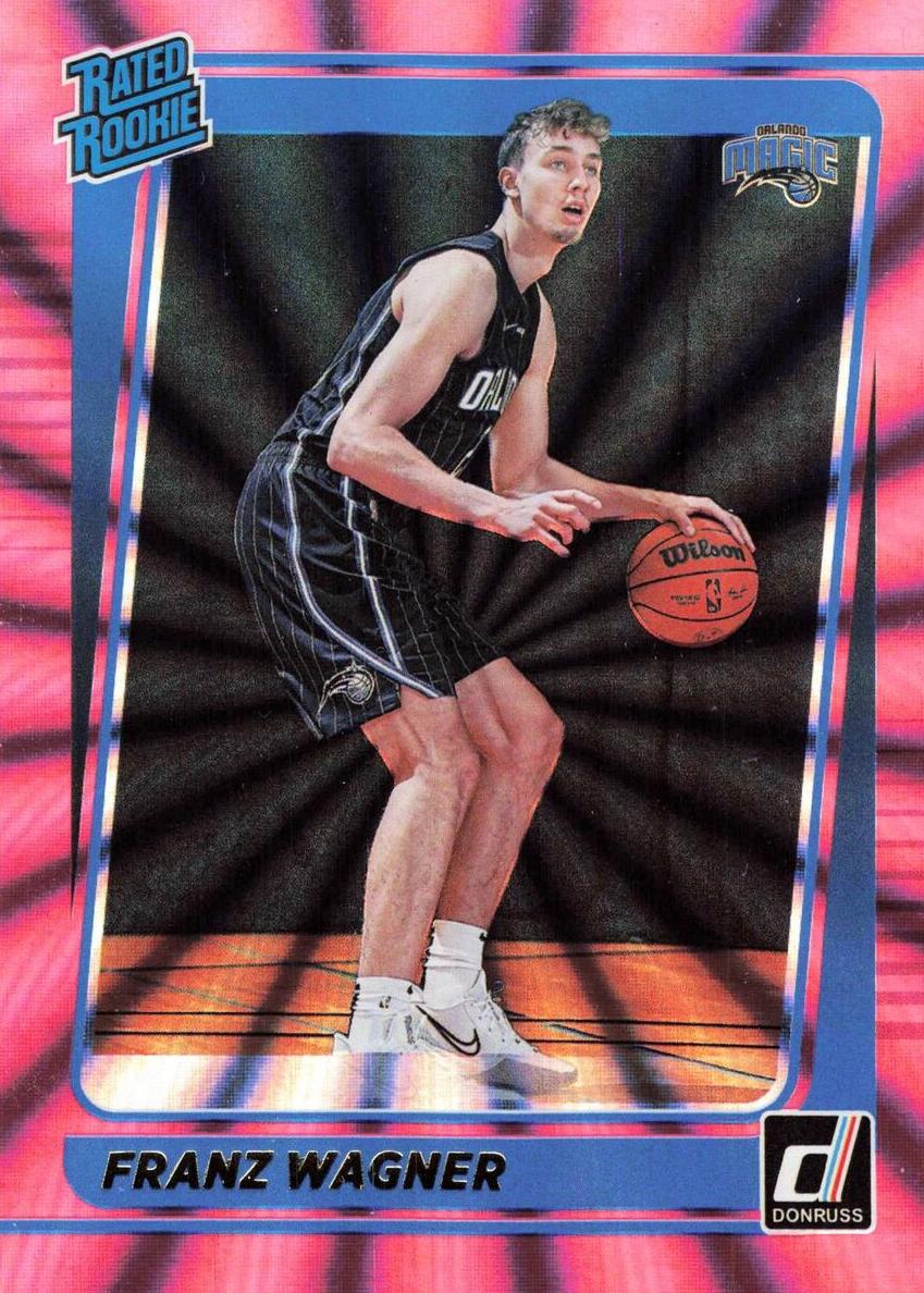 2021 Panini Donruss Basketball Pink Holo Laser Franz Wagner #235 PSA 10