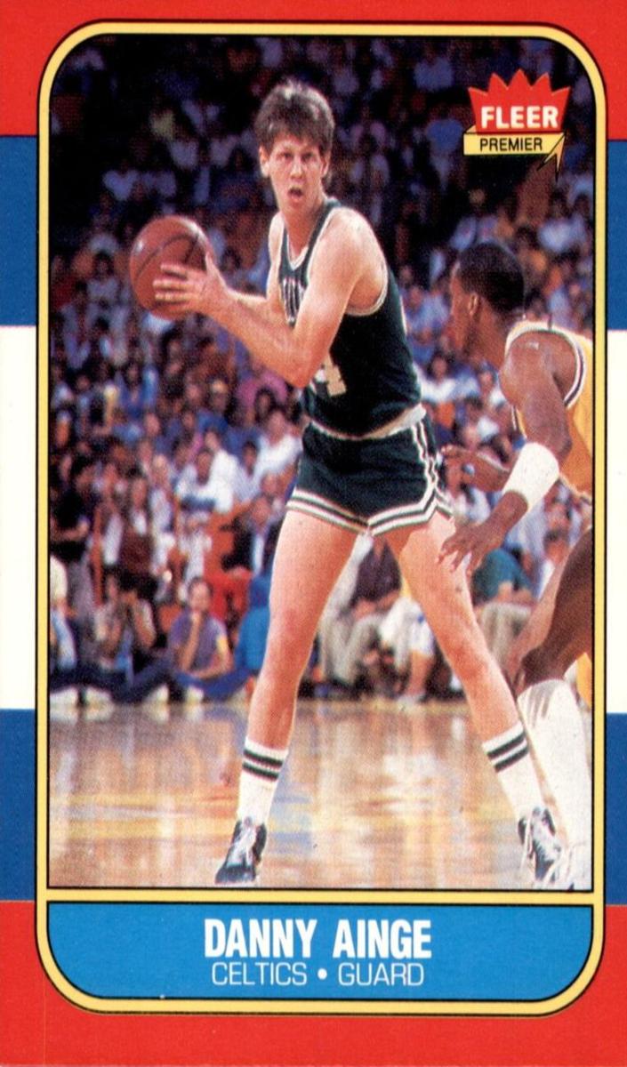 1986 Fleer Basketball Danny Ainge #4 RAW Ungraded
