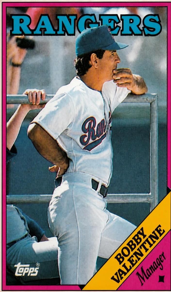 1988 Topps Baseball Bobby Valentine #594 PSA 9