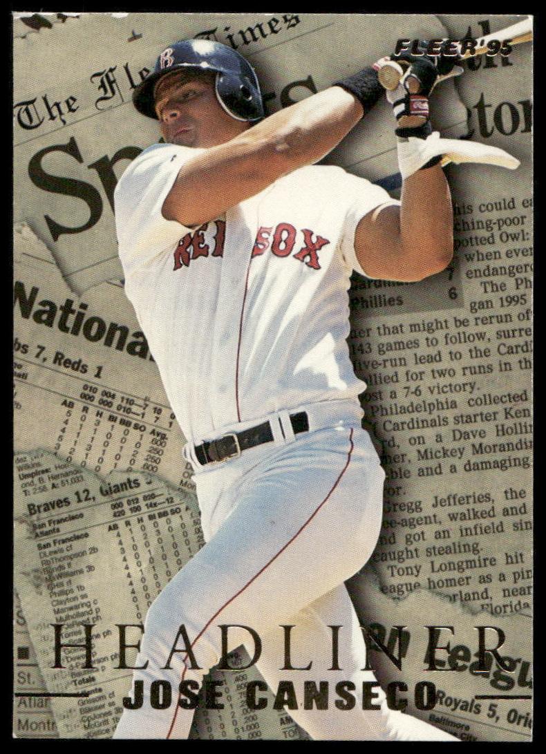 1995 Fleer Update Baseball Jose Canseco #4 PSA 9
