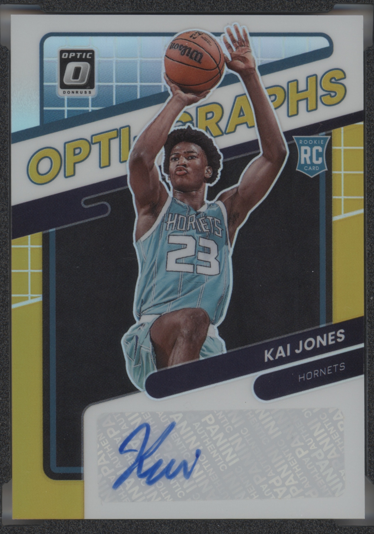 2021 Donruss Optic Basketball Gold Kai Jones #OG-KJN BGS 8
