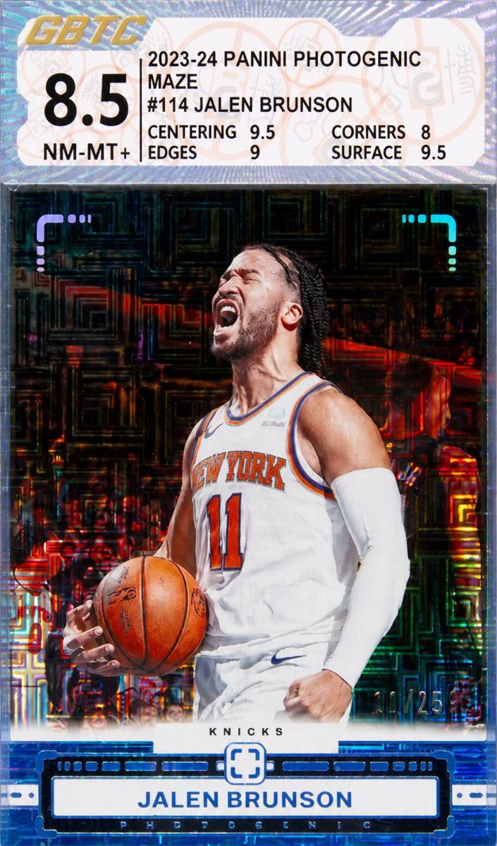 2023 Panini PhotoGenic Basketball Maze Jalen Brunson #114