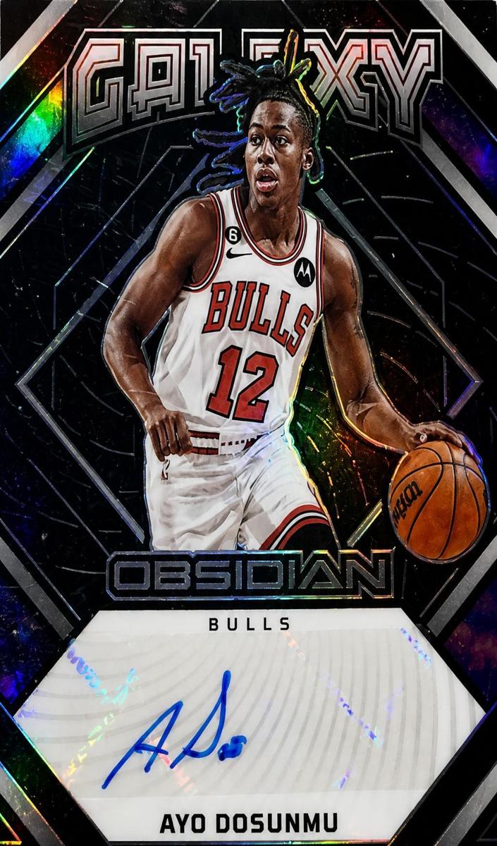 2022 Panini Obsidian Basketball Ayo Dosunmu #GI-ACB