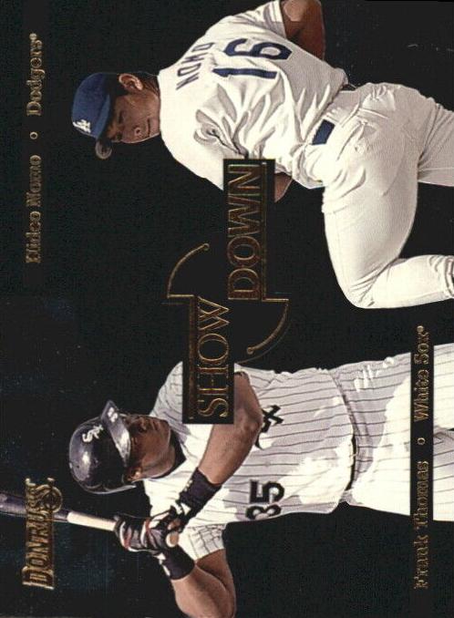 1996 Donruss Baseball Frank Thomas #1 PSA 8