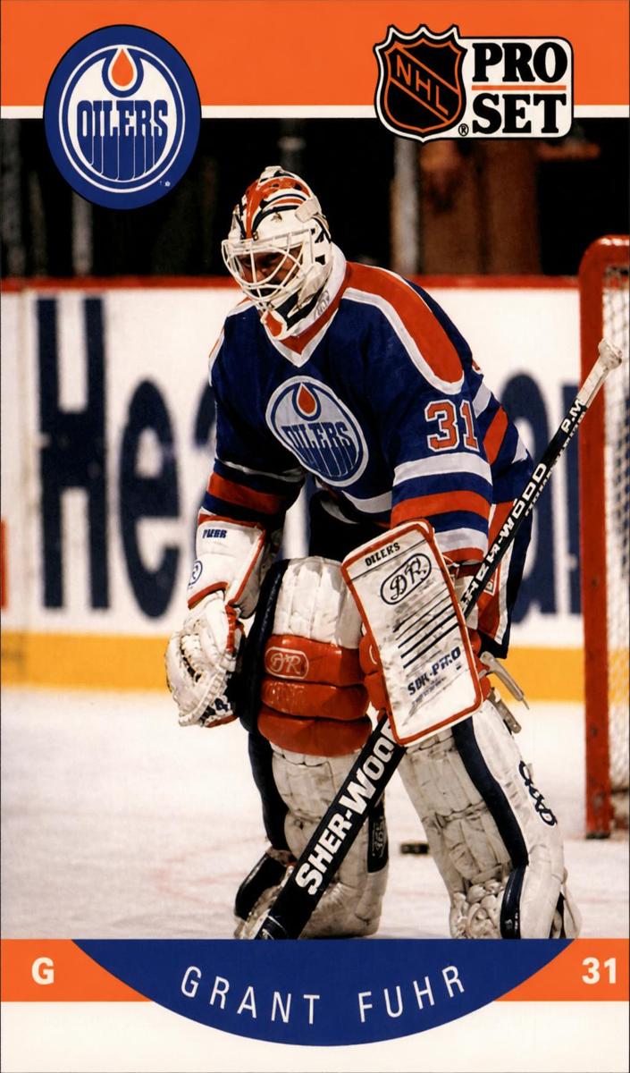 1990 Pro Set Hockey Grant Fuhr #82