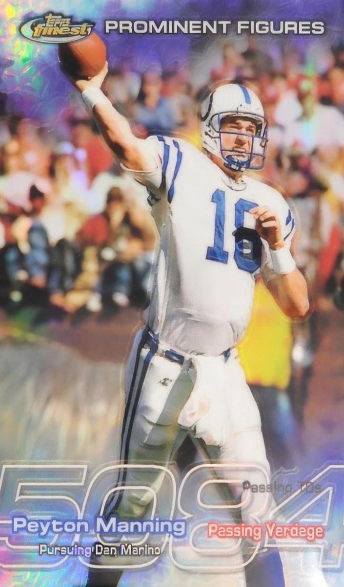 1999 Topps Finest Football Peyton Manning #PF6 SGC 9.5