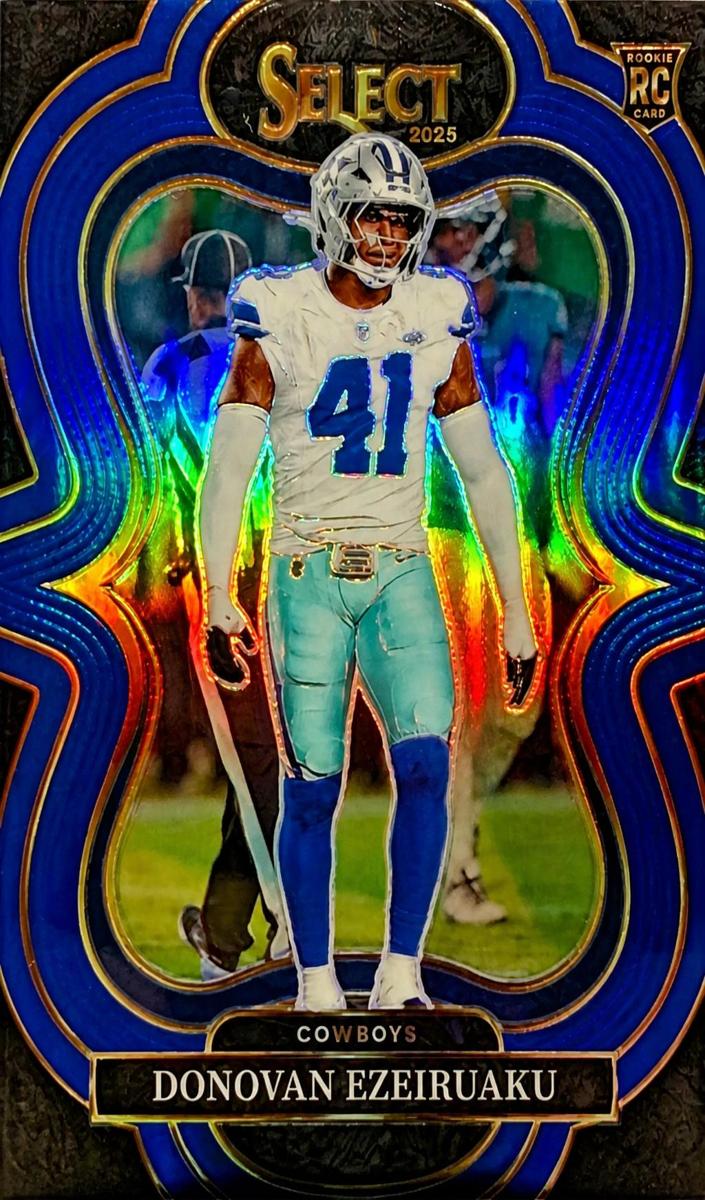 2025 Panini Select Football Blue Donovan Ezeiruaku #397